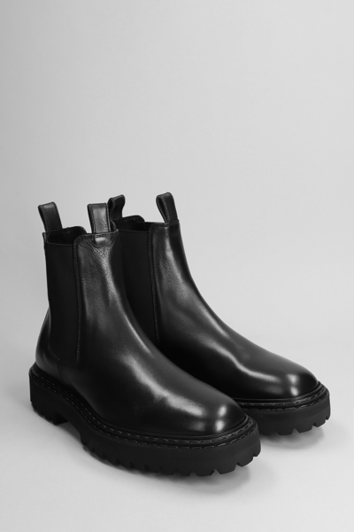 Shop Officine Creative Pistols 003 Ankle Boots In Black Leather