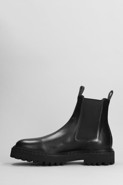 Shop Officine Creative Pistols 003 Ankle Boots In Black Leather