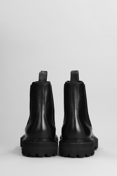 Shop Officine Creative Pistols 003 Ankle Boots In Black Leather