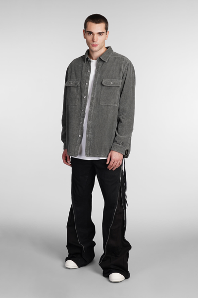 Shop Drkshdw Outershirt Casual Jacket In Green Cotton