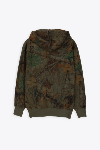 Alyx Camo Hoodie Camo Printed Distressed Cotton Hoodie - Camo Hoodie In Camouflage