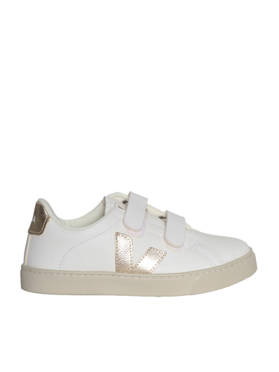 Shop Veja Small Esplar Sneakers In White