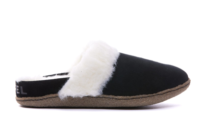 Shop Sorel Nakiska Slide Sandals In Black