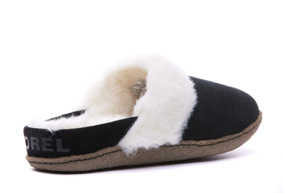 Shop Sorel Nakiska Slide Sandals In Black