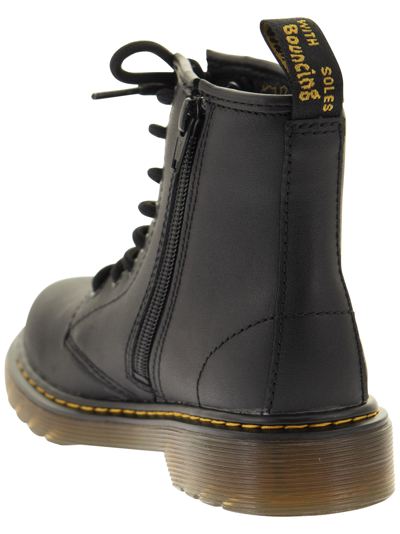 Shop Dr. Martens' 8-eye Leather Ankle Boot 1460 In Black
