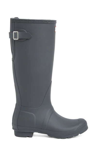 Shop Hunter Original Tall Waterproof Rain Boot In Dark Slate