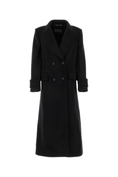 Shop Alberta Ferretti Coats In Black