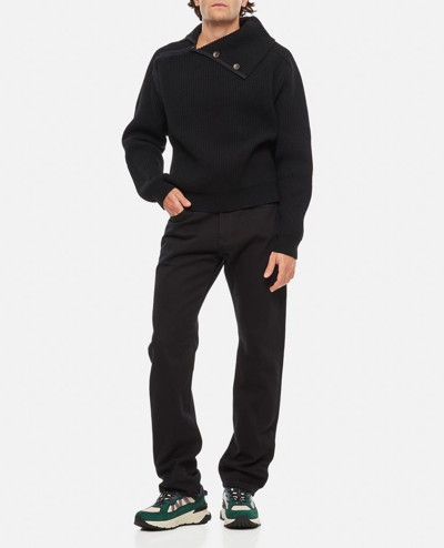Shop Jacquemus La Maille Vega Sweater In Black