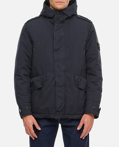 Shop Stone Island David Tc Down Jacket In Blue