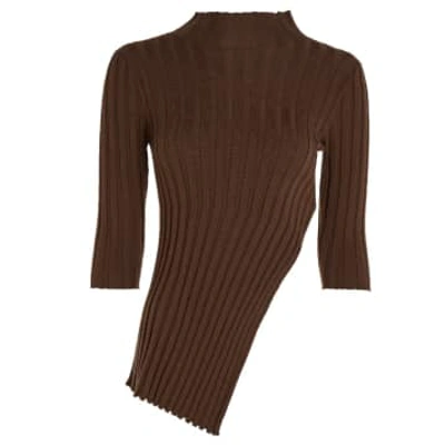 Shop Calvin Klein Womenswear Asymmetric Knit Sweat