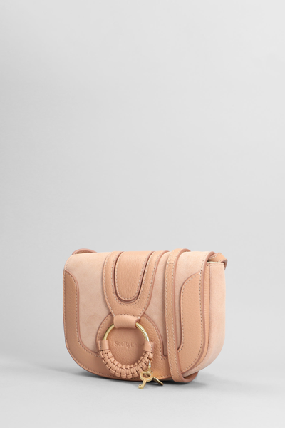 Shop See By Chloé Hana Mini Shoulder Bag In Rose-pink Leather