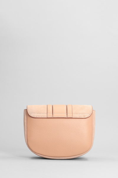 Shop See By Chloé Hana Mini Shoulder Bag In Rose-pink Leather
