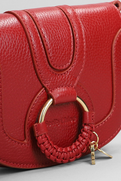 Shop See By Chloé Hana Shoulder Bag In Red Leather