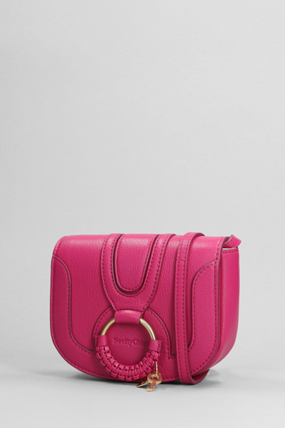 Shop See By Chloé Hana Mini Shoulder Bag In Fuxia Leather