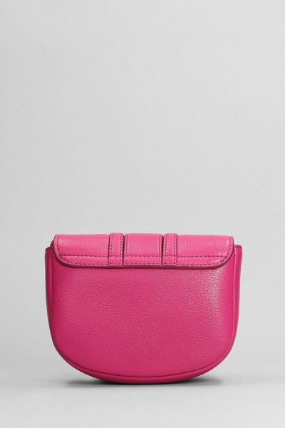 Shop See By Chloé Hana Mini Shoulder Bag In Fuxia Leather