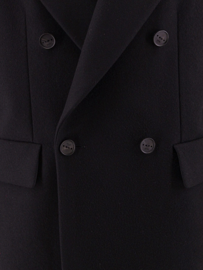 Shop Hevo Martinafranca Coat In Black