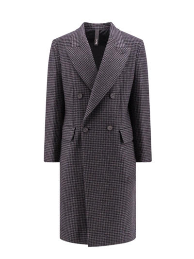 Shop Hevo Martinafranca Coat In Grey