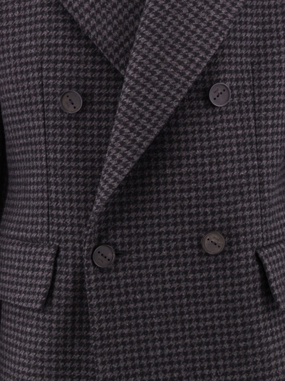 Shop Hevo Martinafranca Coat In Grey