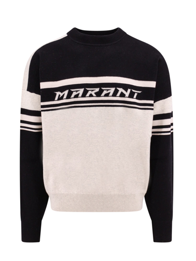 Shop Isabel Marant Colby Sweater In Black