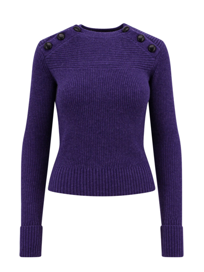 Shop Isabel Marant Koyle Sweater In Purple