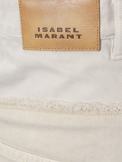 Shop Isabel Marant Noemie Trouser In Beige