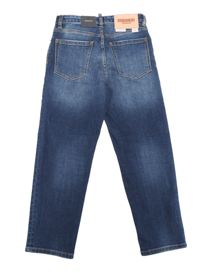 Shop Dsquared2 Boston Jeans In Blue