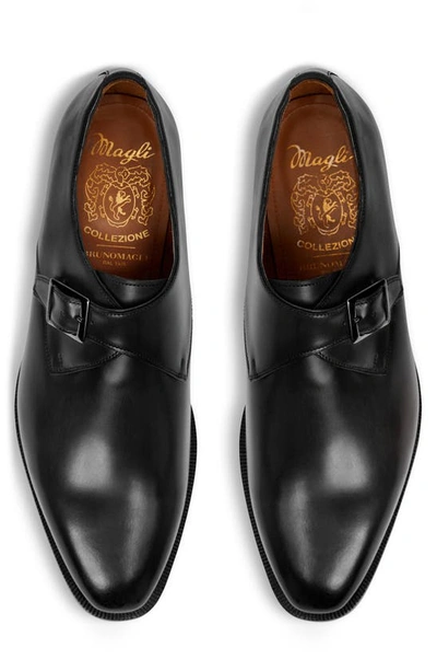 Shop Bruno Magli Vilante Monk Strap Shoe In Black