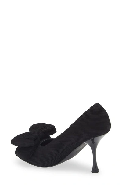 Jeffrey Campbell Bow-up In Black Cord