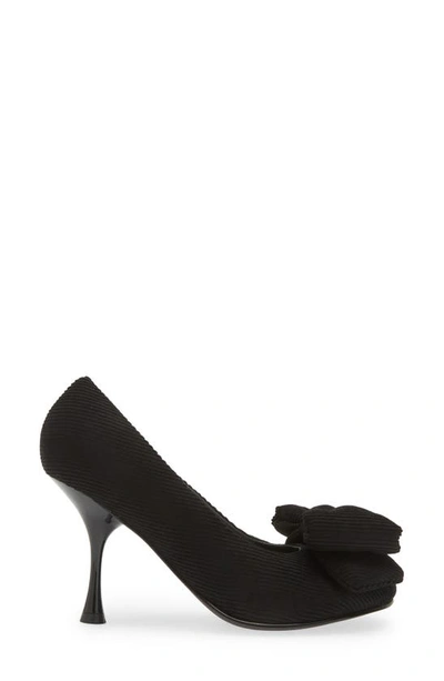 Jeffrey Campbell Bow-up In Black Cord