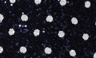 Shop Baum Und Pferdgarten Jily Sequin Polka Dot Pencil Skirt In Blue Dotted Sequins