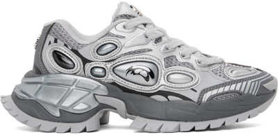 Shop Rombaut Silver Nucleo Sneakers In Quicksilver