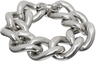 Shop Isabel Marant Silver Links Bracelet In 08si Silver