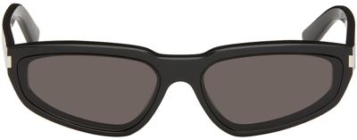 Shop Saint Laurent Black Sl 634 Nova Sunglasses In 001 Black