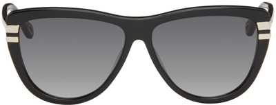 Shop Chloé Black West Sunglasses In 001 Black