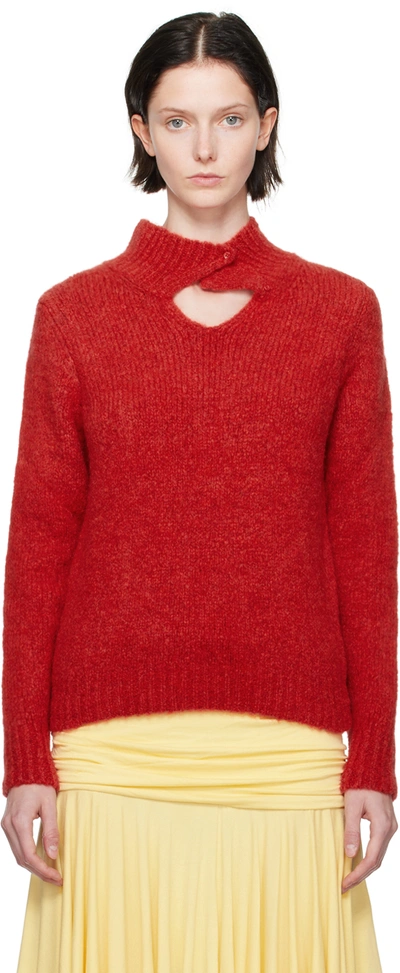 Shop Paloma Wool Red Champions Sweater In C/250 Red