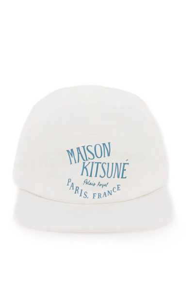 Shop Maison Kitsuné Palais Royal Baseball Cap In White