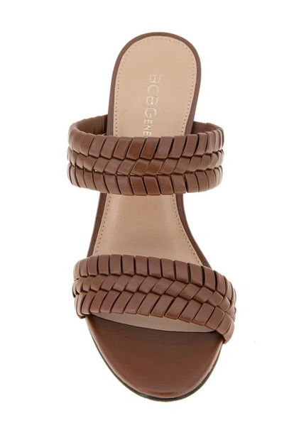 Shop Bcbgeneration Jendi Slide Sandal In Cocoa