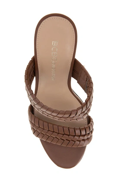 Shop Bcbgeneration Jendi Slide Sandal In Cocoa