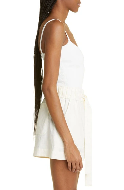 Shop A.l.c Milo Rib Tank In Off White