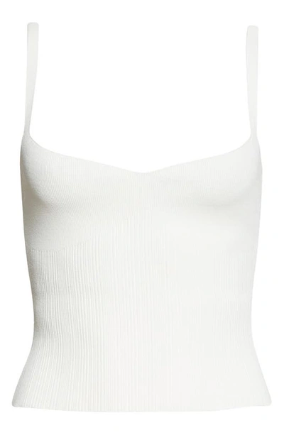 Shop A.l.c Milo Rib Tank In Off White