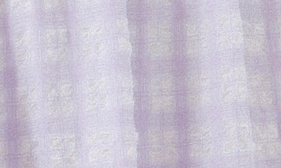English Factory Plaid Swing Dress In Lavender