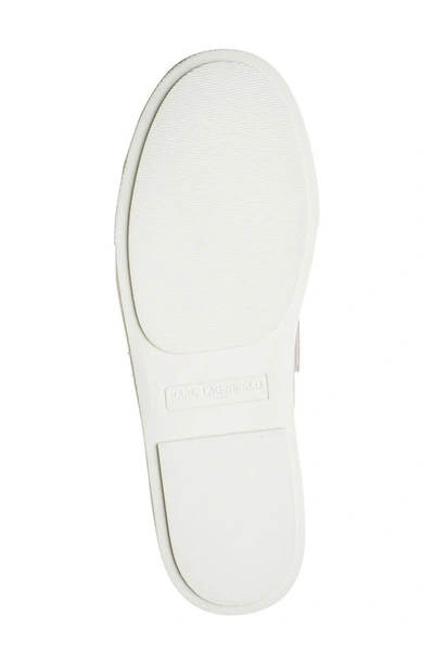 Karl Lagerfeld Remmy Rhinestone Slip-on Sneaker In Pink/ Yellow Multi