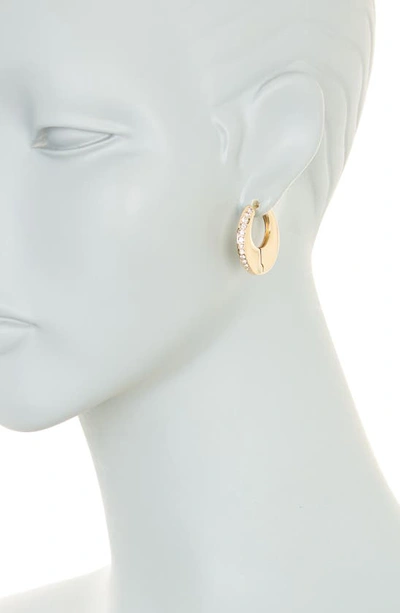 Shop Vince Camuto Set Of 2 Hoop Earrings In Gold