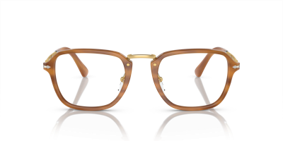 Persol Geometric Frame Plain Mirror In Clear
