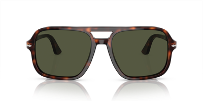 Persol Square Frame Sunglasses In Green