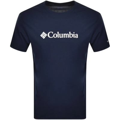 Shop Columbia Basic Logo T Shirt Navy