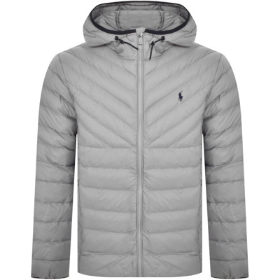 Shop Ralph Lauren Terra Bomber Jacket Grey