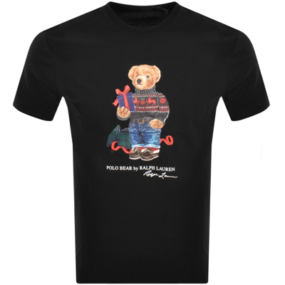 Shop Ralph Lauren Bear T Shirt Black