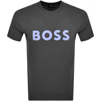 Shop Boss Athleisure Boss Tee 1 T Shirt Grey
