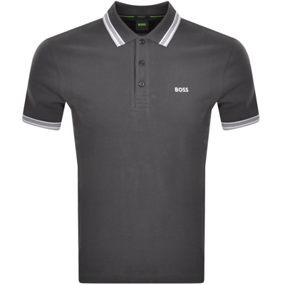 Shop Boss Athleisure Boss Paddy Polo T Shirt Grey